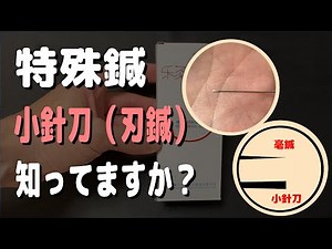 [Chinese acupuncture] Explains the small needle sword used for needle sword therapy