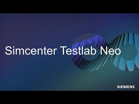Simcenter Testlab Neo Introduction