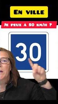 Es-tu limité à 30km/h avec ce panneau ? #automobile #voiture #autoecole #codedelaroute #permis