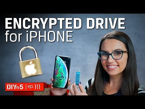 iPhone Tips - How to use a Secure USB drive on an iPad and iPhone - DIY in 5 Ep 111