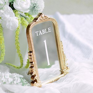 Mirror Wedding Table Numbers | Wedding Table Numbers | Wedding Table Decor | Seating Assignments | Reception Decor | Seating Arrangements - Etsy