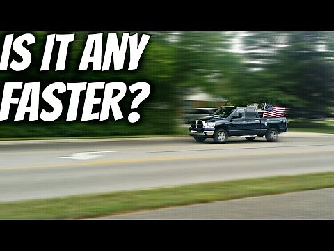 Ram 4.7 0-60 Before and After Upgrades!