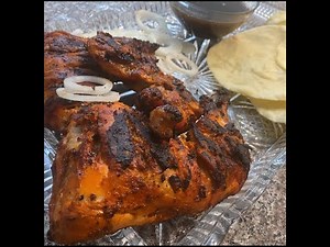 Tandoori Chicken Tikka with Poori