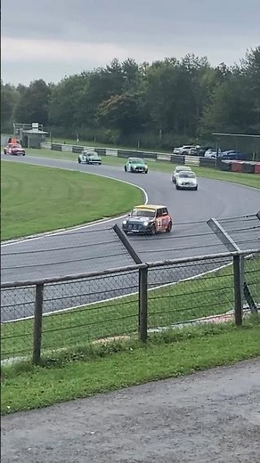 Sit back and watch the Minis battle it out. #racing #racecar #racecars #car #motorsport #minicooper