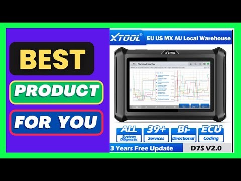 XTOOL D7S V2.0 Car Diagnostic Tools CAN FD DOIP FCA ECU Coding XTOOL