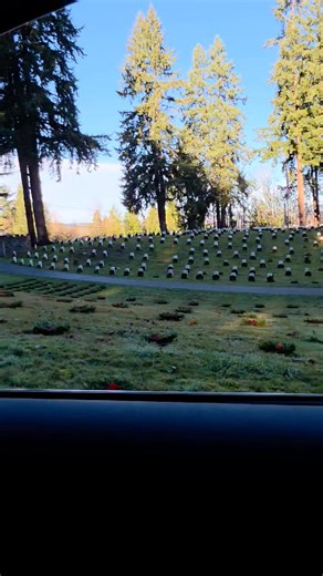 It's always very emotional to see all of the Veterans honored with Wreaths. | Wreaths Across America for WA Soldiers Home Cemetery - Orting