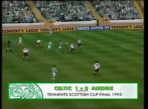 On this day in 1995, Tommy Burns’ Celtic beat Airdrieonians 1-0 in the Scottish Cup final to win Celtic’s first trophy in 6 years. | Focus On Celtic