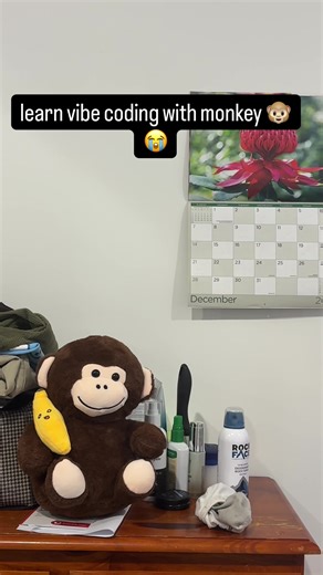 learn vibe coding with monkey 🐵 #vibecoding #vibecoder #blackboxai #ai #coding
