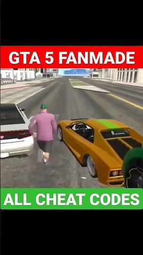 NEW GTA 5 BETA FANMADE CHEAT CODES 📲 #gta5shorts