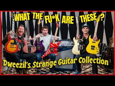 They asked to PLAY my WEIRDEST Guitars. The AMP Won!