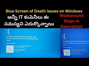 Blue screen Error on windows, it's a Global outage.