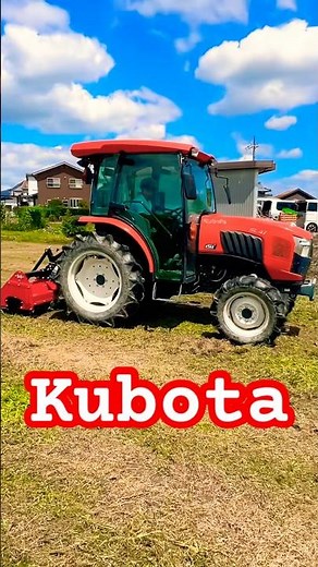 トラクターにハンマーナイフモアを取り付けて快適な草刈り作業 #kubota #farming #現代農業 #農業 #agriculturelife #agriculture #tractor