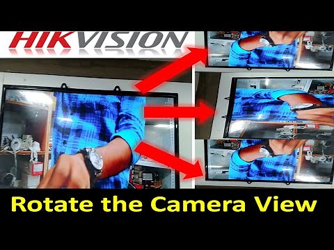 How to rotate the Hikvision camera in Local Monitor | Hikvision Black and White mode setup|Hikvision