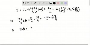 SOLVED:Consider a two-slit interference pattern, for which the intensity distribution is given by Eq. (35.14). Let θm be the angular position of the m th bright fringe, where the intensity is I0 . Assume that θm is small, so that sinθm ≅θm . Let θm^  and θm- be the two angles on either side of θm for which I=(1)/(2) I0 . The quantity Δθm=|θm^ -θm^-| is the half-width of the m th fringe. Calculate Δθm . How does Δθm depend on m ?