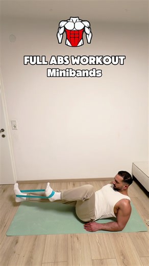 Stronger Core with Mini Bands 💪 3 rounds per exercise 30 sec work / 15 sec rest 1 min rest between exercises 🔥 Feel the burn 📌 Save this workout #abs #core #absworkout #miniband