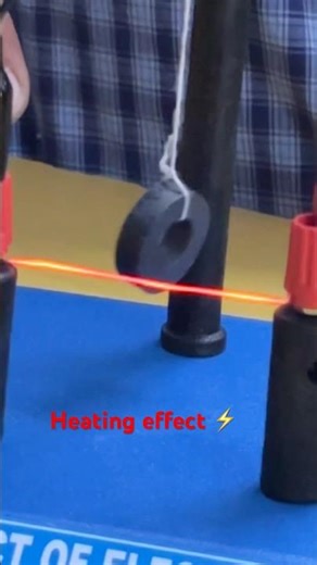 Heating effect of electric current ⚡️ #electricity #scienceactivities by Naveen Kumar
