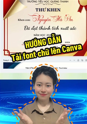 Tải font chữ lên Canva 🍀 #CogiaoCo