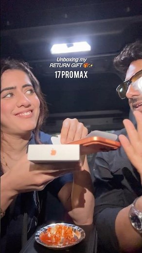 Guilt m phone use hora hai🤓 #unboxing #iphone15promax #husbandwife #unboxingvideos #iphoneunboxing