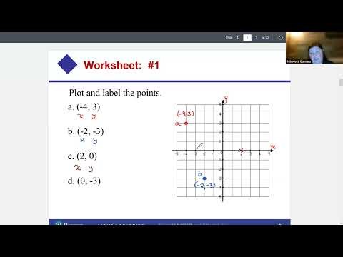 College Algebra: Section 2.1 - Order Pairs