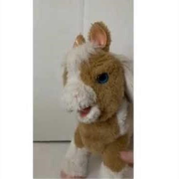 2011 HASBRO Fur Real Friends Pony Butterscotch Interactive Toy 17 inch Demo Video