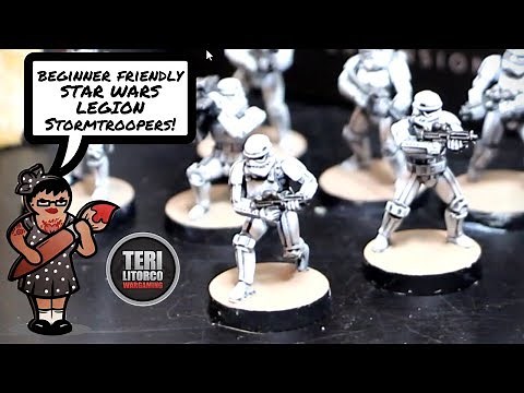 SUPER EASY Stormtroopers Painting Tutorial - Star Wars Legion