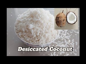Homemade Desiccated Coconut recipe || Coconut Powder || Dry Coconut