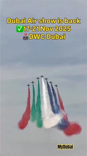 Dubai Airshow 2025: The World’s Biggest Aviation Spectacle Is Back ✈️🔥