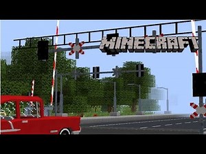 Railroad crossing in minecraft part 2!