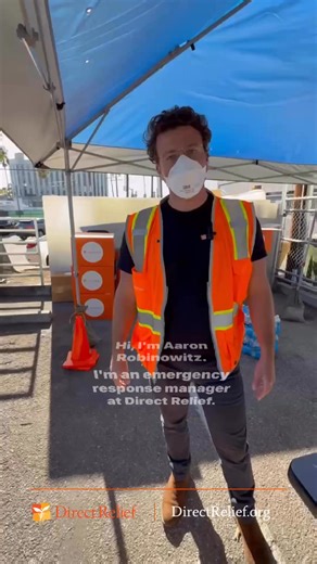 2.6K views · 52 reactions | Direct Relief’s Aaron Rabinowitz gives an...