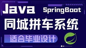 SpringBoot Vue3全栈实战：手把手带你开发高仿“滴滴”同城拼车系统 适合毕业设计