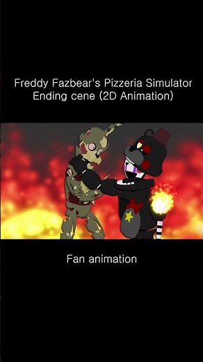 Freddy Fazbear's Pizzeria SimulatorEnding cene (2D Animation)