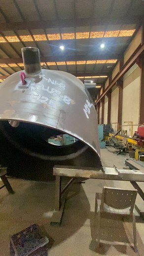 Lobster back section #metalfabrication #fabrication #boilermaker #weld #migwelding #subarcwelding #lobsterback #
