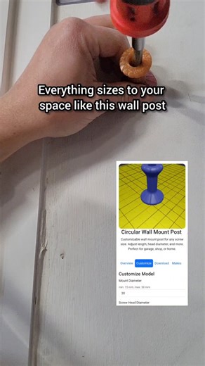 I ran a Discord poll to decide what practical designs to focus on next. Only two people voted. I was one of them. So my vote does not count. That leaves repair and replacement parts as the winner. To kick things off, here are a few I’ve already made, plus a new one I’m working on: a customizable drawer handle. Plug in your dimensions, print, done. No CAD needed. Why I’m doing this: I want to make prints that solve real problems. If there’s something you need to attach, replace, or organize bette