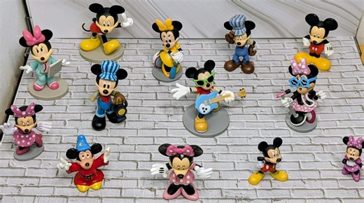 Mickey & Minnie Mouse Figurine Lot – Disney Character Collection • Vintage Style PVC Figures Set - Etsy