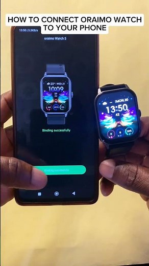 How To Connect Oraimo Watch To Your Phone #Oraimo #oraimowatch