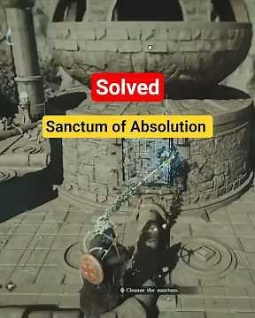 Sanctum of Absolution Puzzle SOLVED! 🧩💎 #crimsondesertguide #shorts