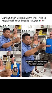 THOUGHTS ⁉️ - Cancún Man Breaks Down the Trick to Knowing If Your #Tequila Is Legit 🇲🇽👀 #foocommunity #mexicanculture #latinocommunity #onlyinmexico #fyp #reels | Soy Tan Tejano