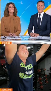 FEEL THE BURN 😤 Sunrise reporter Hayden Nelson joined Adelaide's 7th Battalion, who were hitting the gym in honour of their fallen comrades...legend says he's still skiing 😅 WATCH SUNRISE FOR MORE | @7plus ☀️ | Sunrise