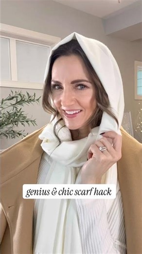 Few people know *THIS* clever scarf hack! #amazonfashion #styleinspo #fashiontrends