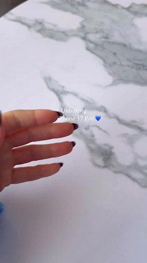 584K views · 27K reactions | Unboxing iPhone 17 Pro Deep Blue! obsessed with this color  #iPhone17Pro #iPhone17 #apple #unboxing #iphone #asmr #newiphone #deepblue #asmrunboxing | Kate cleanhome | Facebook