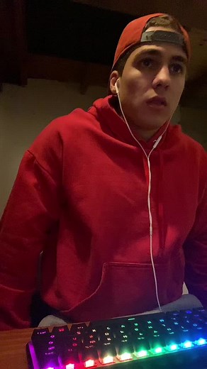 Colorful Mechanical Keyboard Setup in Dim Lighting