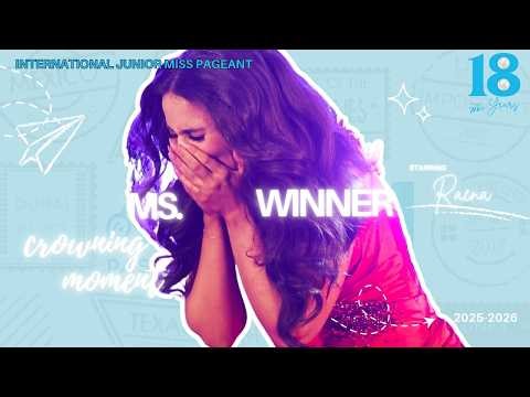 International Junior Miss Ms. 2025-2026 Crowning | Queensland, Raena Loft