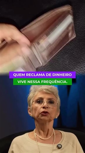 Quem reclama de dinheiro vive nessa frequência #prosperidade #quantica #holistica #terapia #cristaneboneli