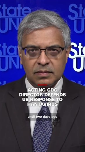 Responding to critics, acting CDC director, Dr. Jay Bhattacharya, tells CNN's Jake Tapper that the CDC's response to the hantavirus has followed established protocols. #cnn #cdc #actingdirector #hantavirusresponse