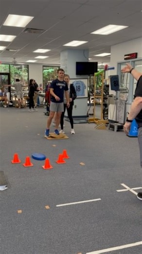 Kevin Wilk, DPT, FAPTA on Instagram: "Neurocognitive & Dynamic Stabilization Exercise for the lower extremity for ACL Soccer players…Sound On! 👉 Dual tasking kicking a soccer ball while perturbations are being performed on a rocker board! 👉 In addition @jackdavis_11 soccer player is catching @hecostix all while passing a soccer ball & balancing! 🙌 Great job Jack ! 👉 Knee stability & focus to the next level! #aclrehab #acl #kneerehab #perturbation #stabilization #novacarerehabilitation #selec