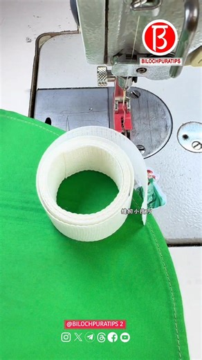 Sewing Tools And Tutorial Fishbone-shaped rolled strips