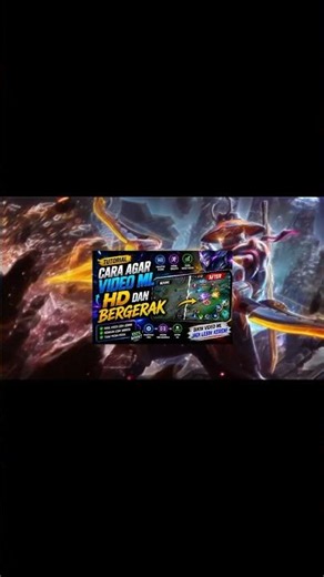 🎮Tutorial cara membuat video ml jadi hd🔥 #mobilelegends