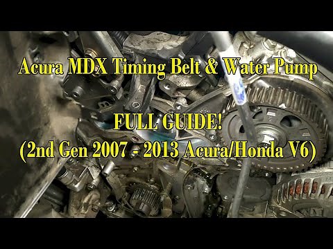Acura MDX Water Pump and Timing Belt! (2nd Gen 2007 - 2013) Honda 3.6L