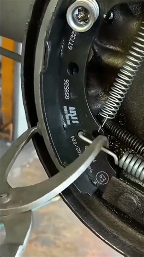 Car Brake Spring Repair. #youtubeshorts