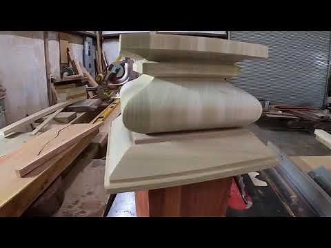 Gluing up a table leg blank. Pedestal how to